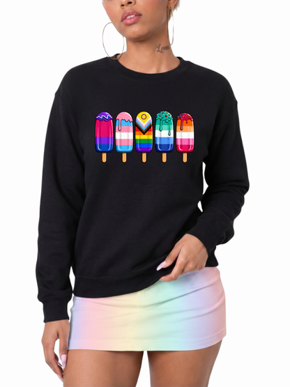 Popsicles Unisex Sweatshirt – Taste of Pride Collection