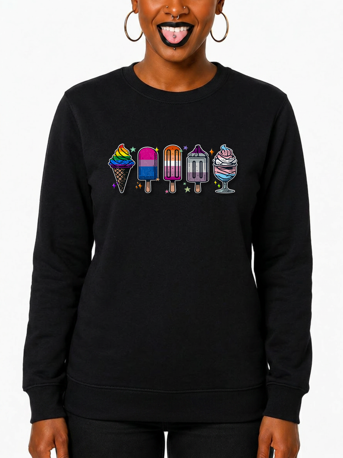 ice cream unisex sweatshirt – taste of pride collection