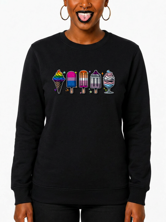 Ice Cream Unisex Sweatshirt – Taste of Pride Collection