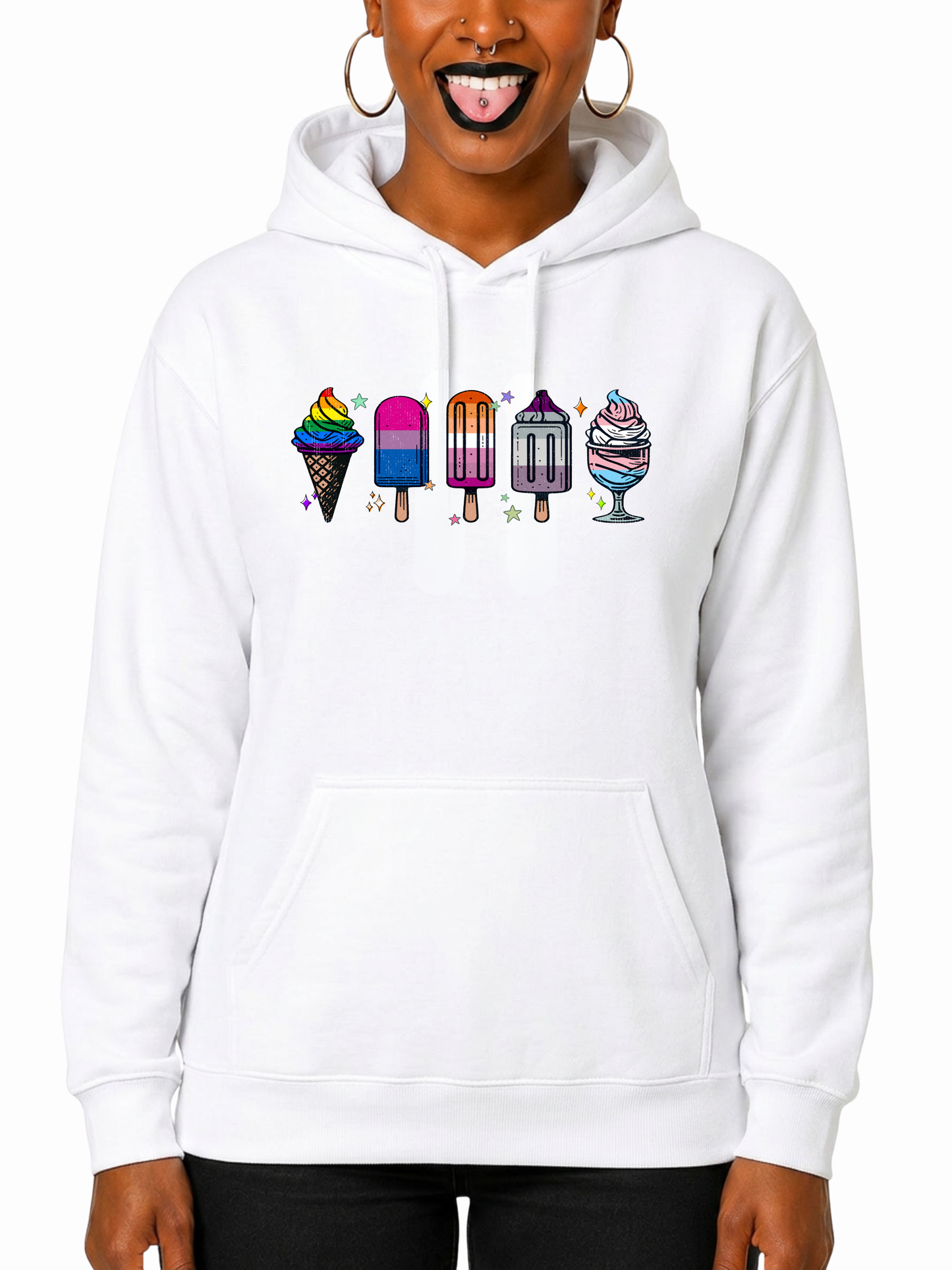 ice cream unisex hoodie – taste of pride collection