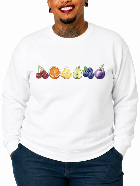 Fruity & Proud Unisex Sweatshirt – Taste of Pride Collection