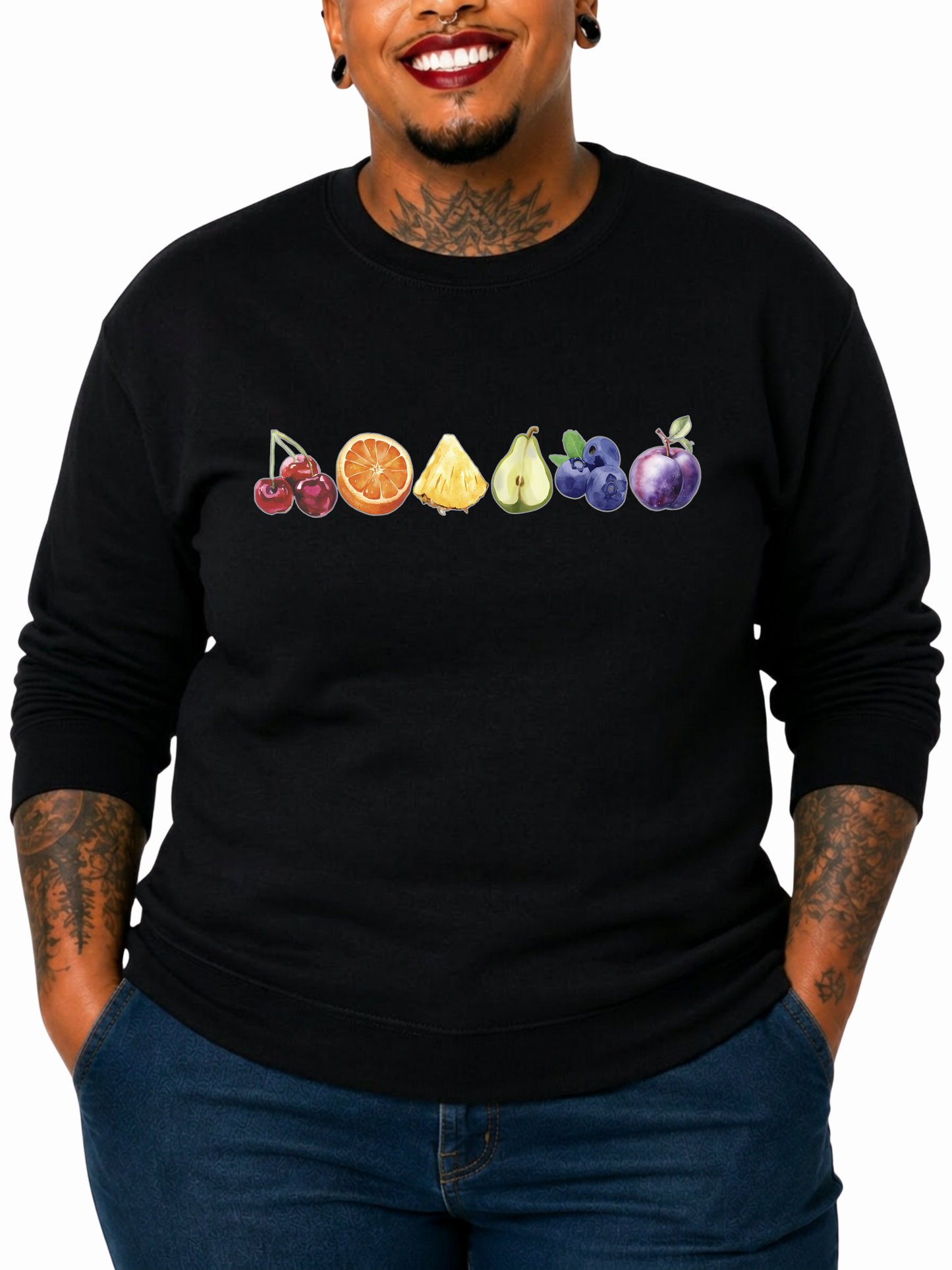 fruity & proud unisex sweatshirt – taste of pride collection