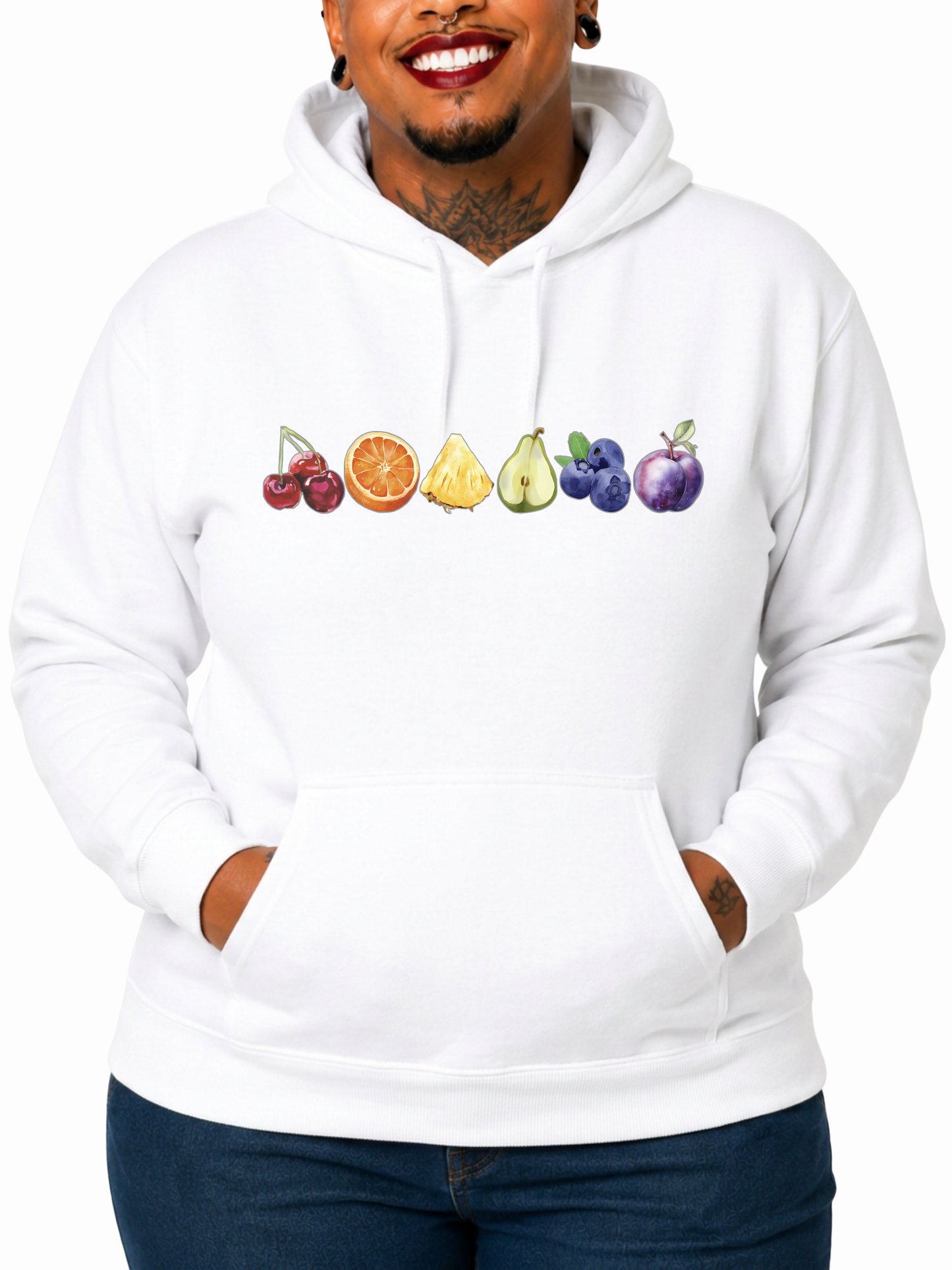 fruity & proud unisex hoodie – taste of pride collection