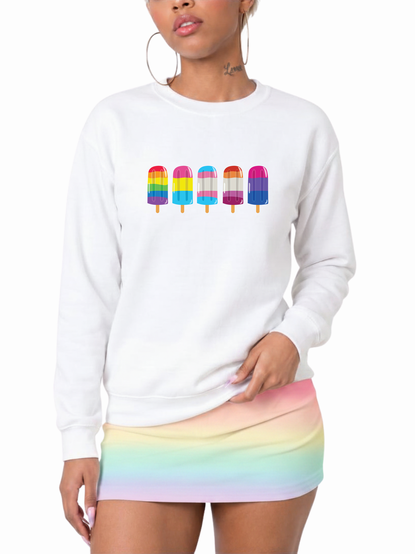 popsicles unisex sweatshirt – taste of pride collection