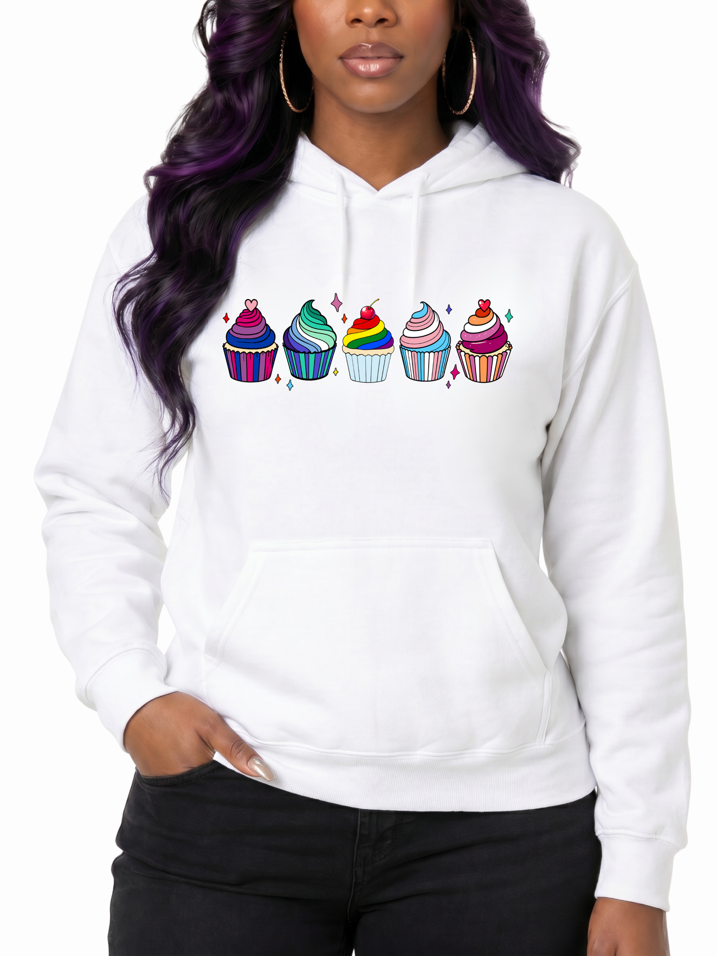 cupcakes unisex hoodie – taste of pride collection