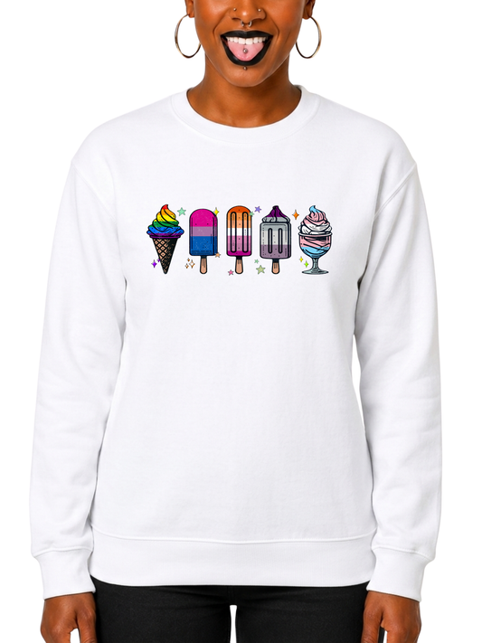 Ice Cream Unisex Sweatshirt – Taste of Pride Collection