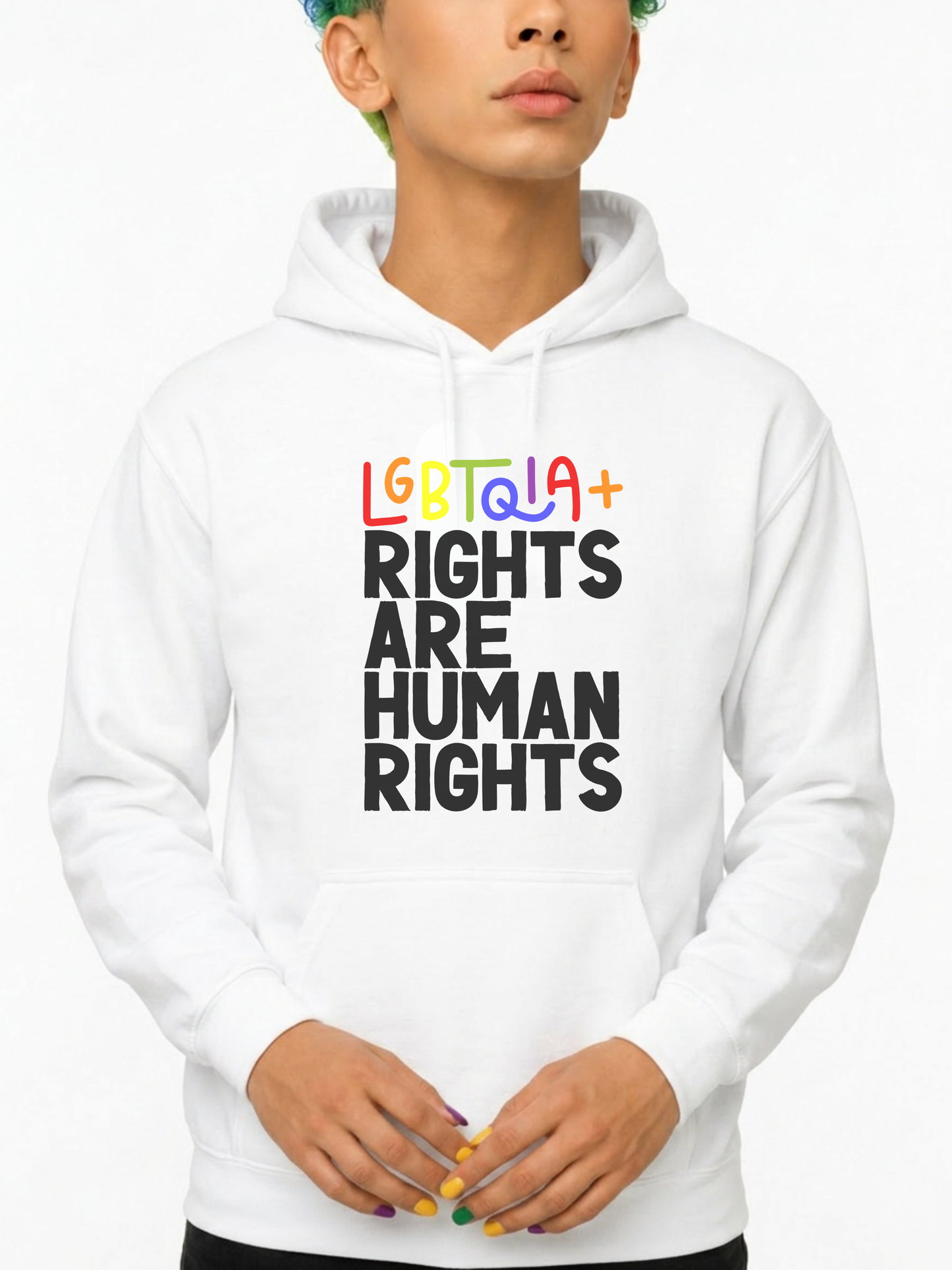 lgbtqia+ rights unisex hoodie – the power collection